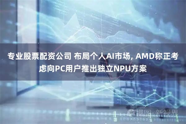 专业股票配资公司 布局个人AI市场, AMD称正考虑向PC用户推出独立NPU方案