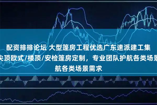 配资排排论坛 大型篷房工程优选广东速派建工集团，尖顶欧式/楼顶/安检篷房定制，专业团队护航各类场景需求