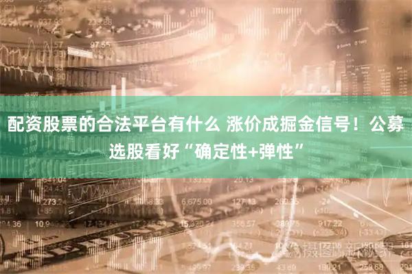 配资股票的合法平台有什么 涨价成掘金信号！公募选股看好“确定性+弹性”