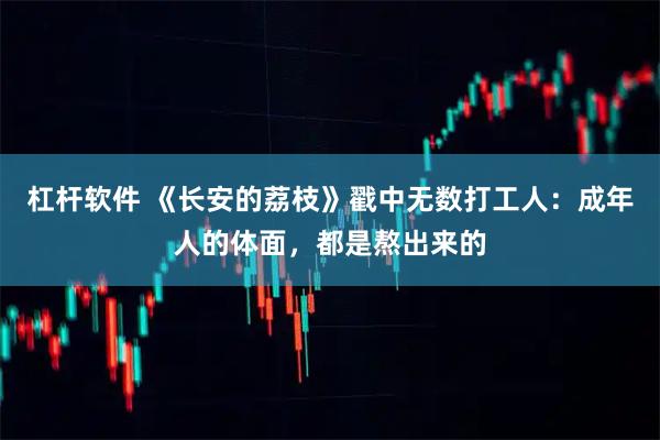 杠杆软件 《长安的荔枝》戳中无数打工人：成年人的体面，都是熬出来的